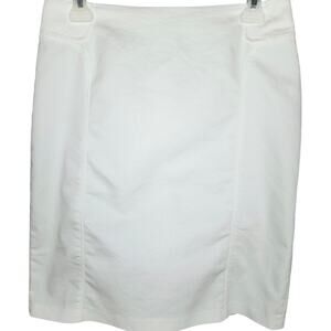 Skirt NY & Co Sz. 4 Stretch White
